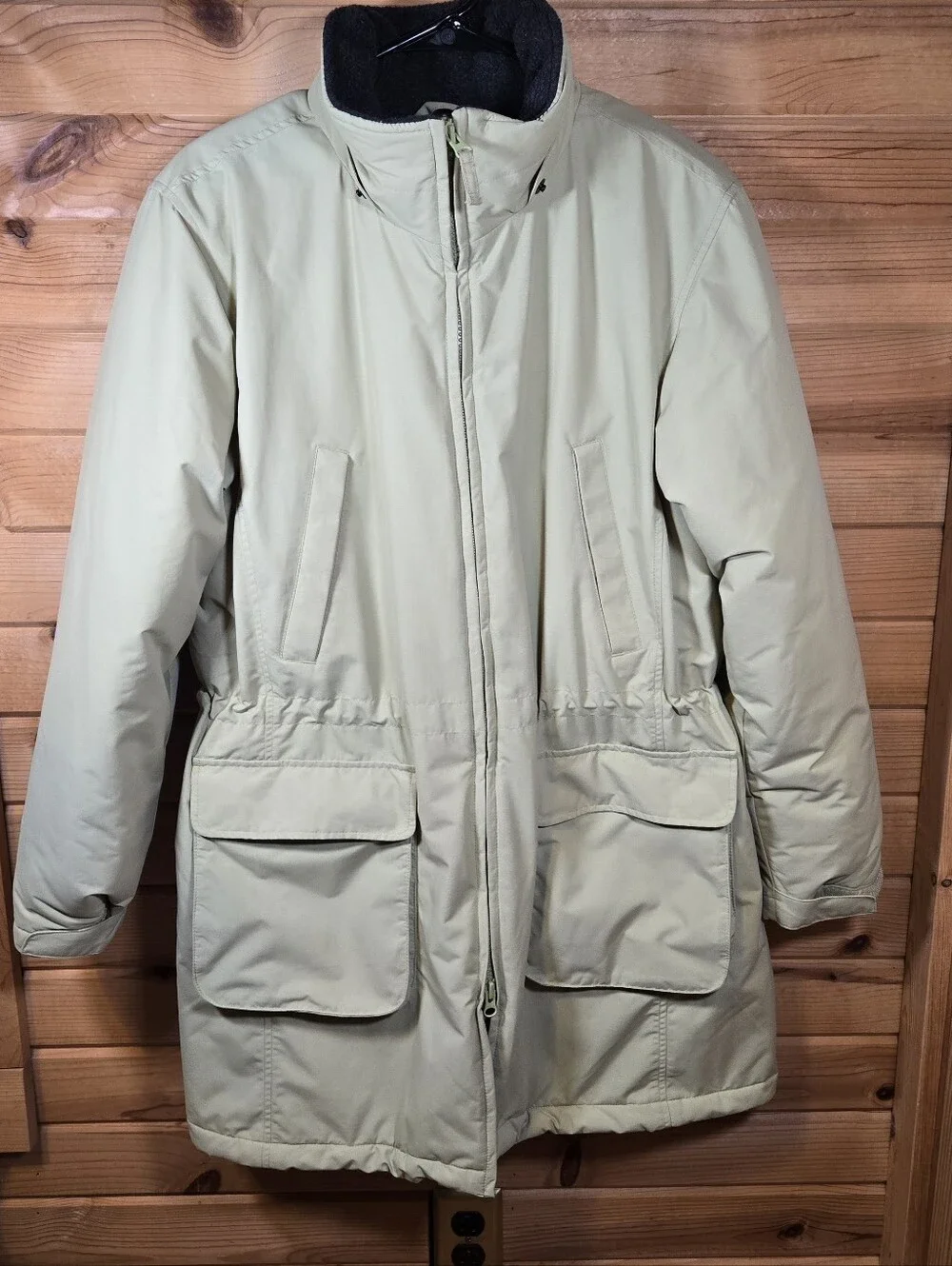 Lands' End Squall Waterproof Insulated Parka Jacket Women's Medium 10/12 Green